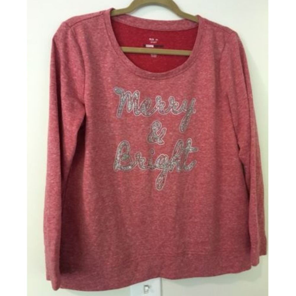 Style & Co The Essential Sweatshirt Merry & Bright